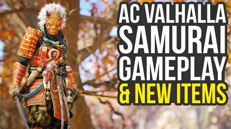 Assassins Creed Valhalla Samurai Gameplay And New Items Ac Valhalla Samurai Armor