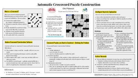Ai Generated Crossword Puzzles Artificial Intelligence