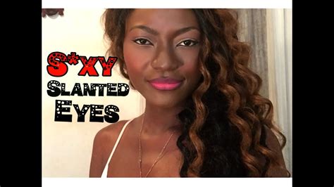 How To Get Super Sxy Slanted Eyes Youtube