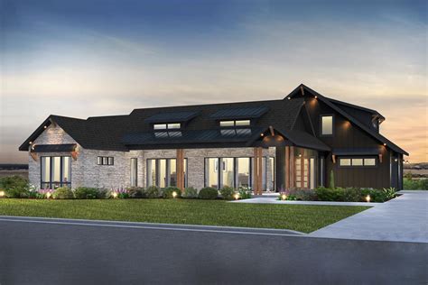 Exclusive New American House Plan With Smart Layout And Bonus Expansion