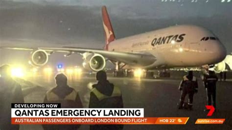 qantas plane makes emergency landing 7news