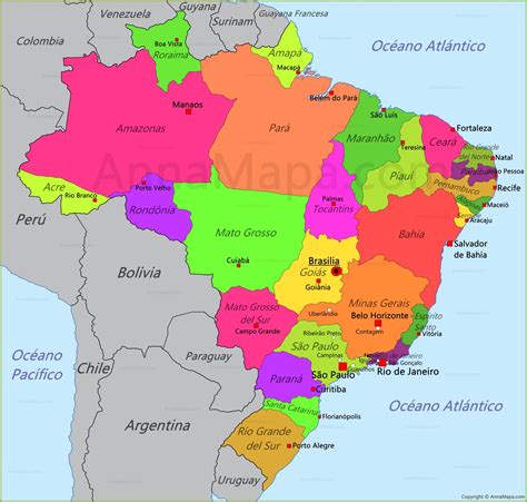 Mapa De Brasil