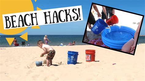 Beach Hacks Tips And Tricks Best Mom Hacks For Kids Babies And Toddlers