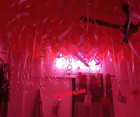Romantic Room Decoration For Surprise Birthday Party In Pune Romantic
