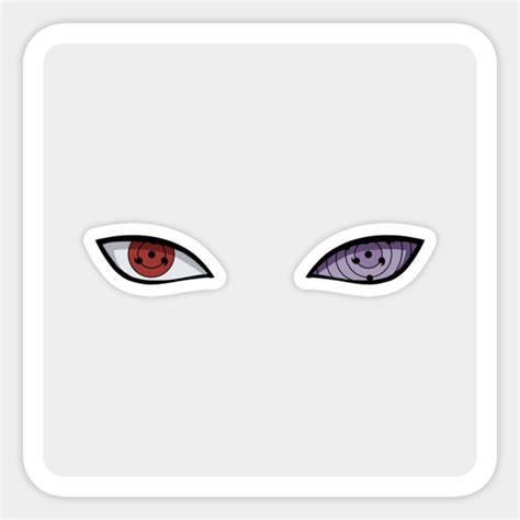 Sasuke Eyes From Naruto Anime Naruto Shippuden Sticker Teepublic