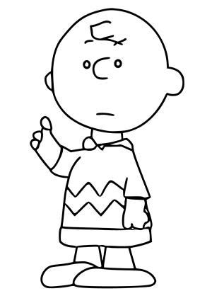 Dibujos e Imagenes Charlie Brown para Colorear y Imprimir Gratis para Adultos Niñas y Niños