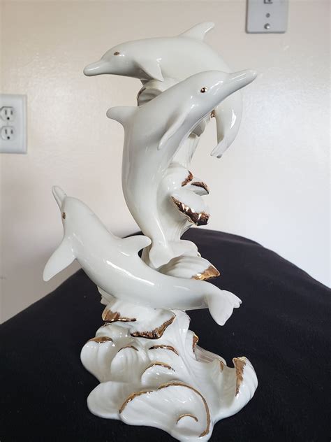 Lenox Wave Dancer Dolphins Nautical Decor Figurines And Knick Knacks Art