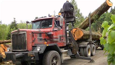 Kenworth C500 Self Loading Logging Truck Part 2 Youtube