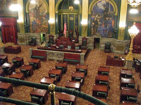 Senate Chamber Of The Pennsylvania State Capitol Harrisburg
