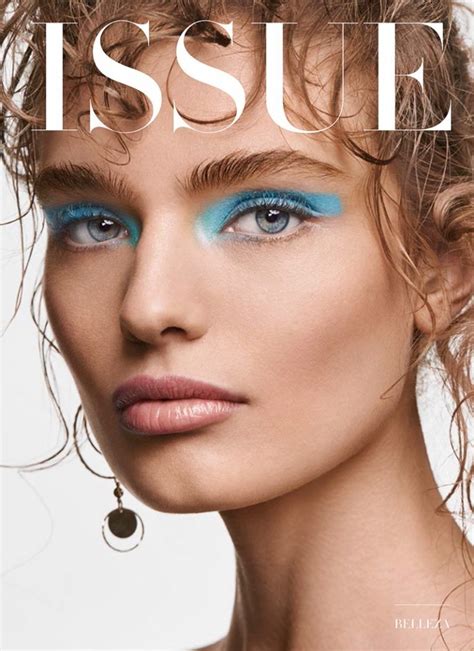 anna mila guyenz models glam makeup looks for issue magazine makeup magazine fashion