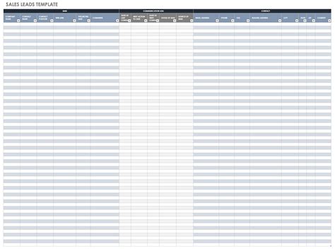 Sales Lead Template