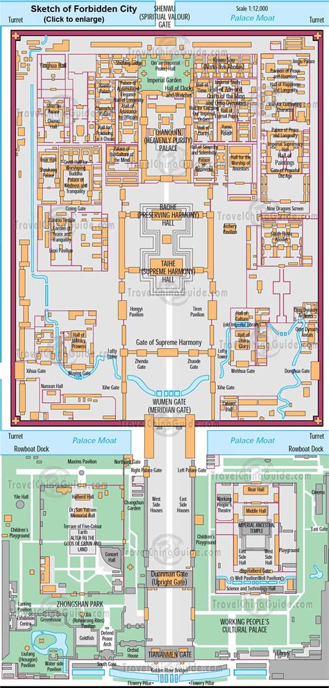 Forbidden City Beijing Plan