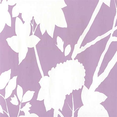Quadrille Happy Garden Background Lavender Wallpaper 40 Off Samples