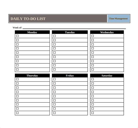 To Do List Template 16 Download Free Documents In Word Excel Pdf