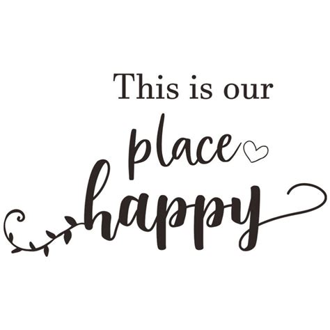 This Is Our Happy Place Wall Sticker Set Home Decor Ebay