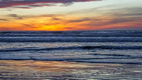 Free Images Beach Sea Coast Sand Ocean Horizon Cloud Sky Sunrise Sunset Morning