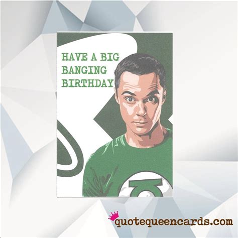 Have A Big Banging Birthday Big Bang Theory Sheldon Etsy Uk