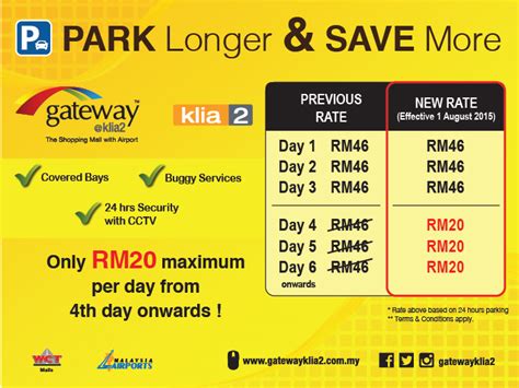 We accept credit and debit cards, or you can come back tomorrow, but you'll be charged parking fee. Kembara Dr Kamarul: Parking di KLIA2