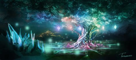 Crystal Tree Commission By Taana7 On Deviantart