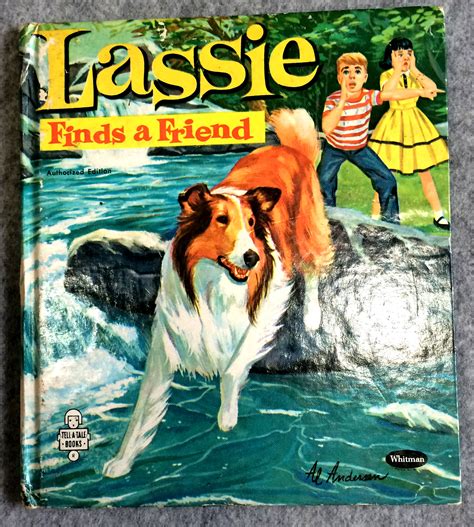 Lassie Finds A Friend 1960 Whitman Publishing Beez Vintage Book