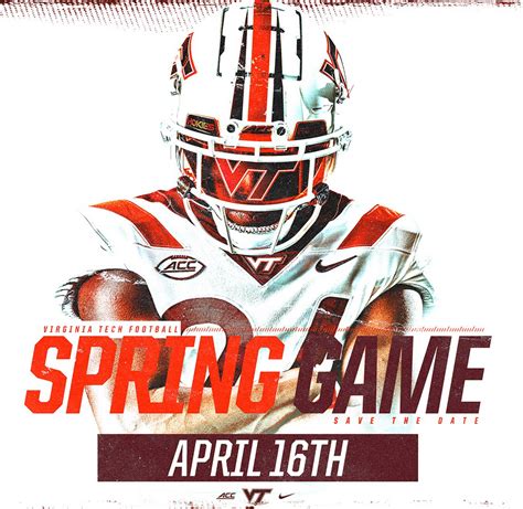 Virginia Tech Football Spring Game Set For Saturday April 16 Via Ho