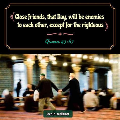 Friends Enemy Piety Righteous Quran Quran Verses Verses Quran