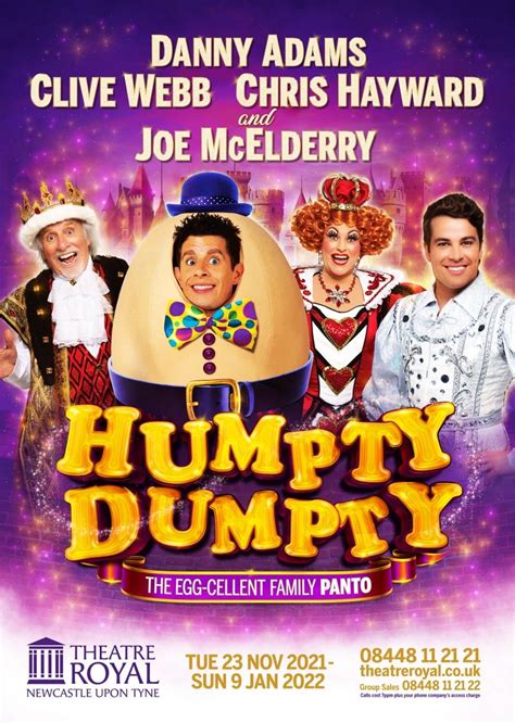 Humpty Dumpty At Theatre Royal Newcastle Pantomime Tickets Pantos