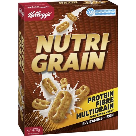 Kelloggs Nutri Grain Protein Breakfast Cereal 470g Woolworths