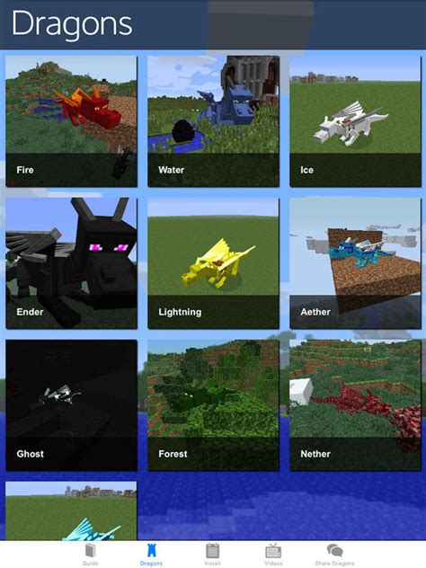 Each dragon must first be hatched using dragon eggs and once they have grown to their full sizes all of them can be ridden and used as flying mounts. Dragon Mounts Mod Guide for Minecraft PC Edition by ...