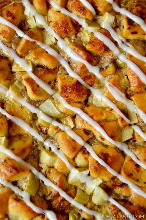 Apple Cinnamon Roll Bake Just A Taste