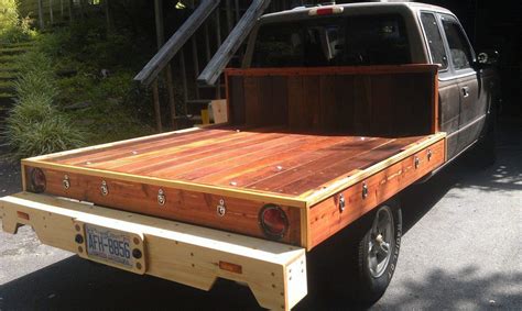 Wooden Flatbed Project Wooden Truck Bedding Wooden Truck Truck Bed