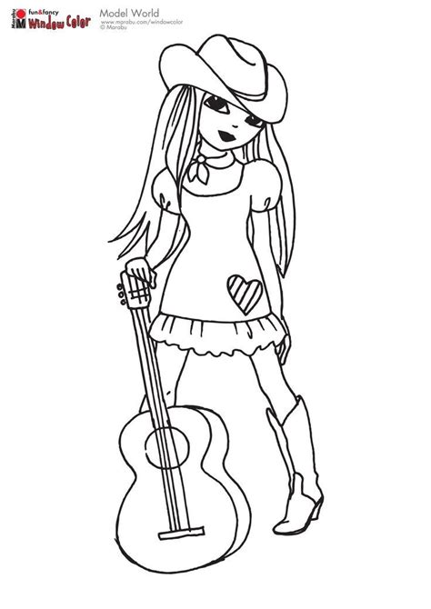 Cowgirl Coloring Pages Coloring Home