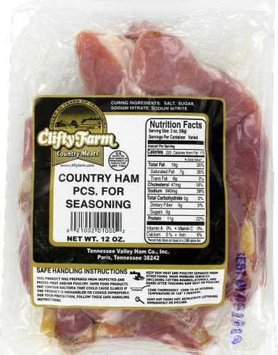 clifty farm country ham pieces 12 oz ralphs