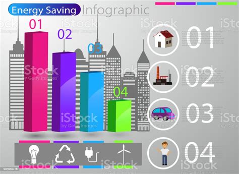 Smart Energy Use Infographic Concept Stock Illustration Download