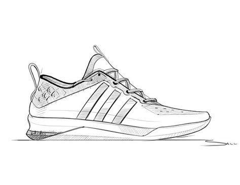 Running Shoe Drawing At Getdrawings Free Download