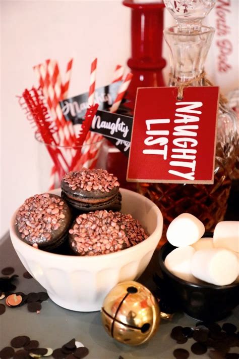 Karas Party Ideas Naughty And Nice Christmas Inspired Birthday Party