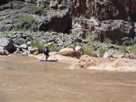 Grand Canyon Sup River Trip August 2013 At Stand Up