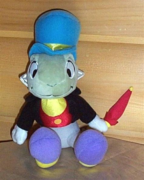 Disney Pinocchio Jiminy Cricket Plush Sitting 10 Handsome With Red