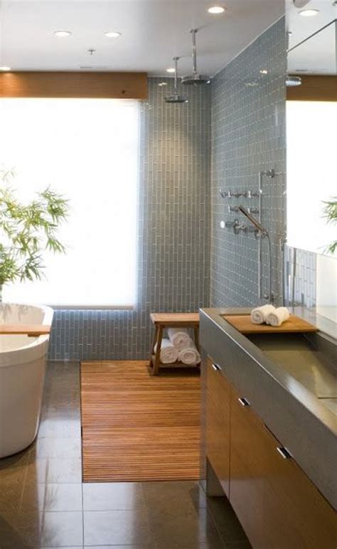 Minimalist Japanese Bathroom With Zen Elements Housetodecor Com