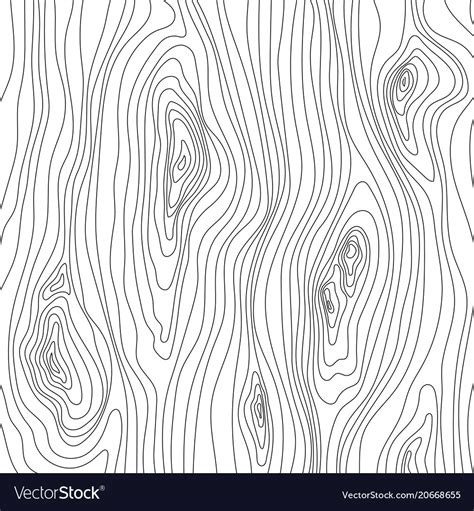 Wooden Texture Wood Grain Pattern Abstract Fibers Vector Image