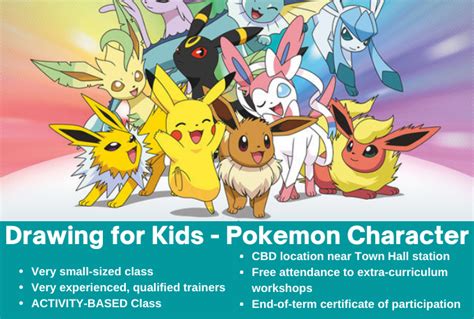 Drawing For Kids Pokemon Characters Term 2 Sydney Language Solutions