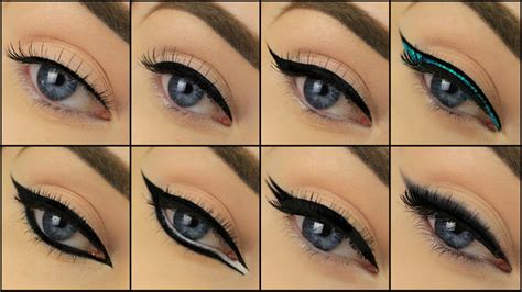 8 different drugstore eyeliner styles eimear mcelheron youtube