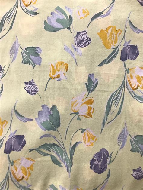 Cotton Rayon Fabric Bundle Floral Print Etsy