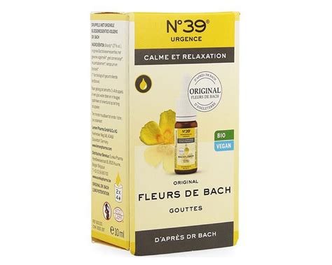 Remède De Secours N°39 Fleurs De Bach Bio Lemon Pharma 20 Ml