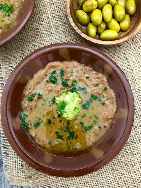 Foul Mudammas Fava Beans فول مدمس Palestine In A Dish