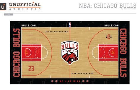 Unofficial Athletic Nba Bulls Court