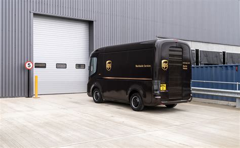 Ups Turns To Arrival For Some Very Stylish Electric Delivery Vans