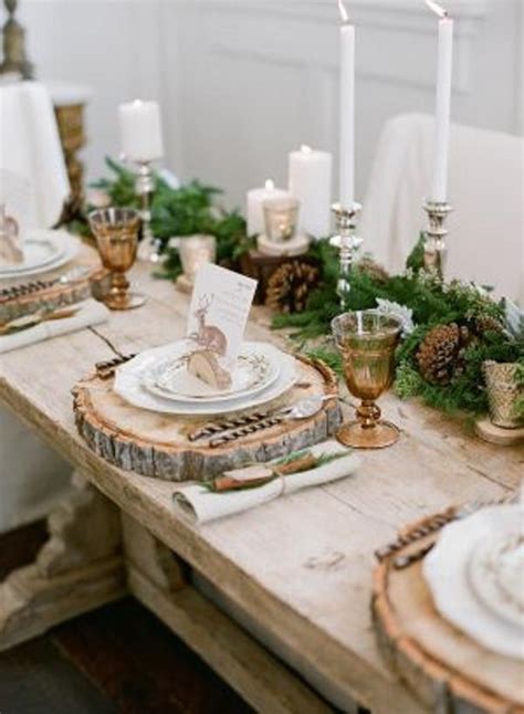 30 Spectacular Winter Wedding Table Setting Ideas Deer Pearl Flowers