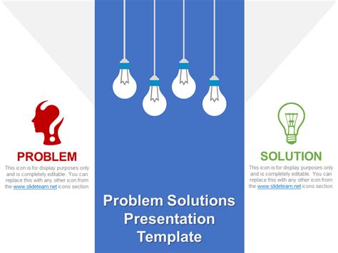 Problem Solution Free PPT Template Powerpoint Slide Designs Free Ppt Template Powerpoint Themes