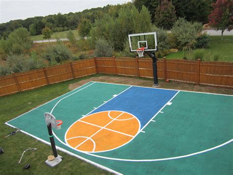 Backyard Basketball Court Dimensions Googl9jyxyp In 2021